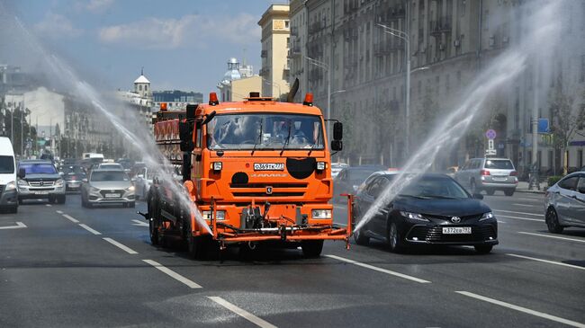 Жаркая погода в Москве