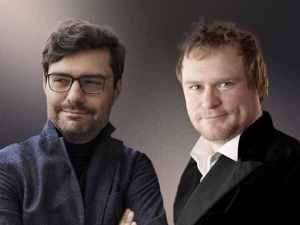 Пианист Иван Рудин и певец Сегрей Скороходов Пианист Иван Рудин и певец Сегрей Скороходов