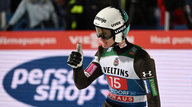 Словенский лыжник Петер Превц.