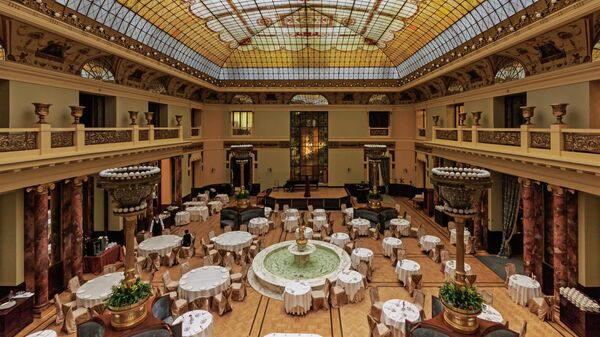 Atrium (dining room) of the Metropol Hotel in Moscow