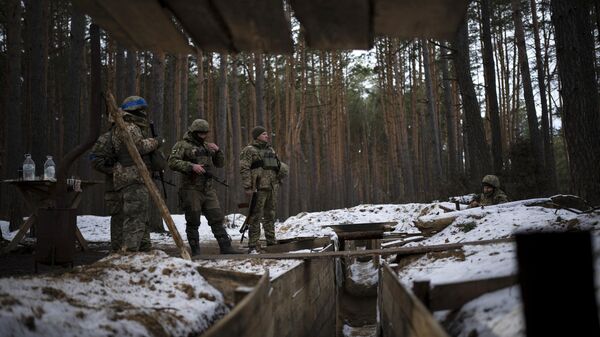 Украинские военные 