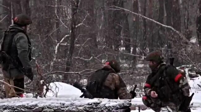 Кадры минирования флангов позиций в ЛНР на случай прорыва диверсантов