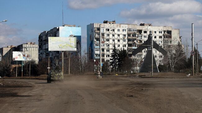 Автомобиль на улице в Артемовске