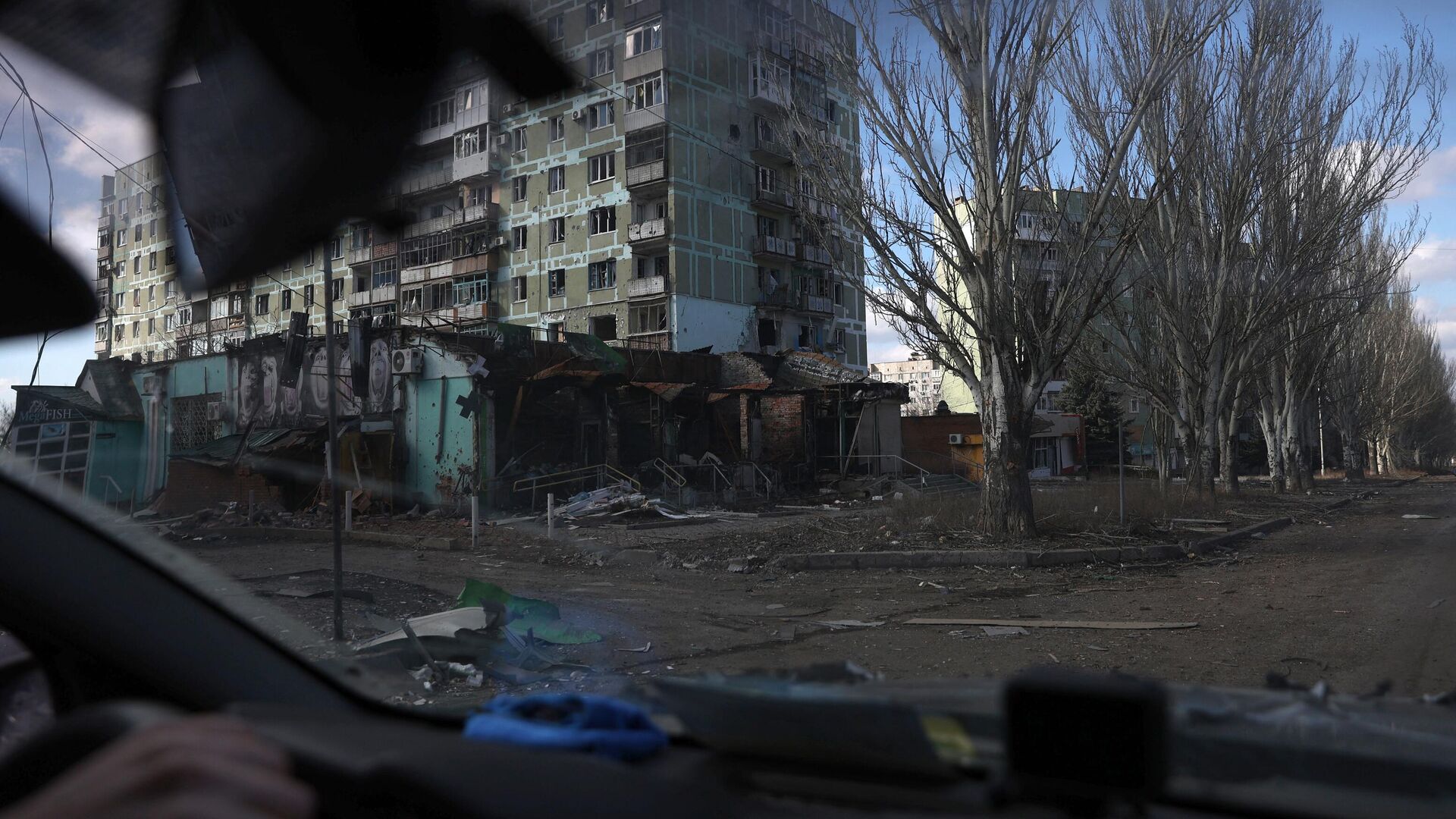 Разрушенные здания в Артемовске - РИА Новости, 1920, 04.03.2023