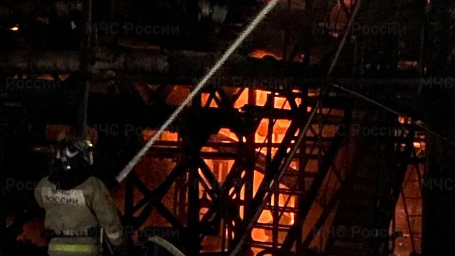 Пожар на коксохимическом заводе в Видном  - РИА Новости, 1920, 05.03.2023