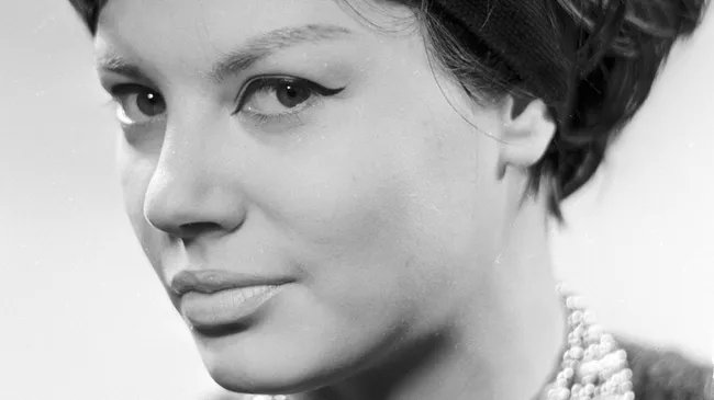 Манекенщица Регина Збарская (Колесникова). Общесоюзный Дом моделей, 1962 год