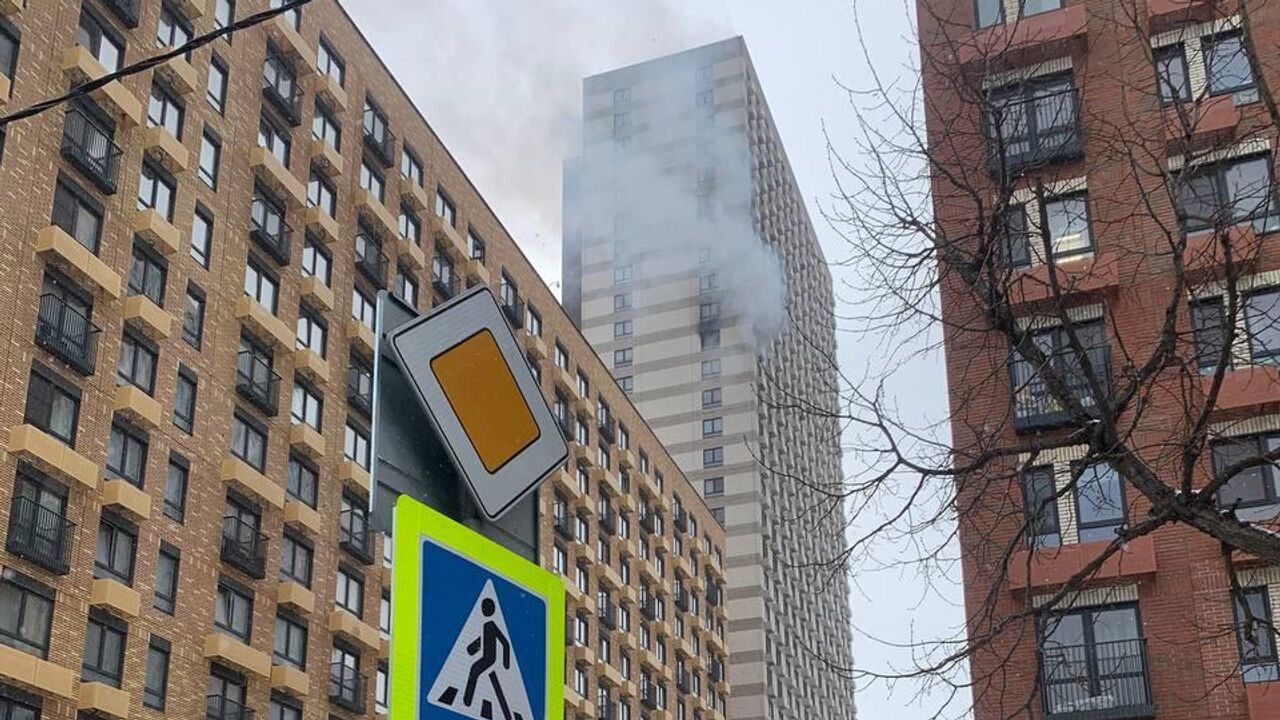 На юго-востоке Москвы произошел пожар в высотном доме - РИА Новости,  06.03.2023