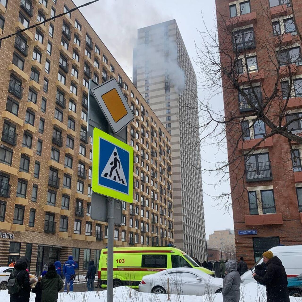 На юго-востоке Москвы произошел пожар в высотном доме - РИА Новости,  06.03.2023