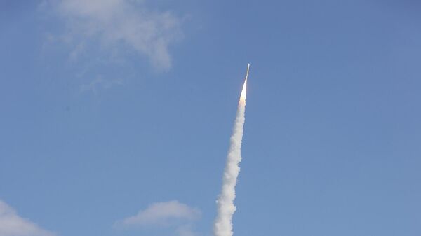 Запуск новой японской ракеты H3