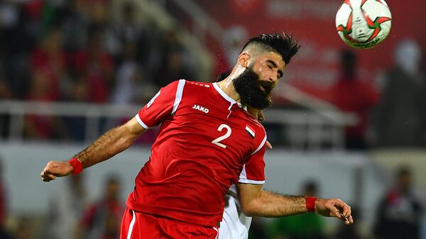Футболист сборной Сирии Ахмад Аль-Салех