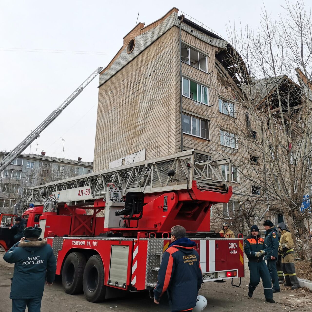 После взрыва в доме в Чите в тяжелом состоянии находятся два человека - РИА  Новости, 09.03.2023