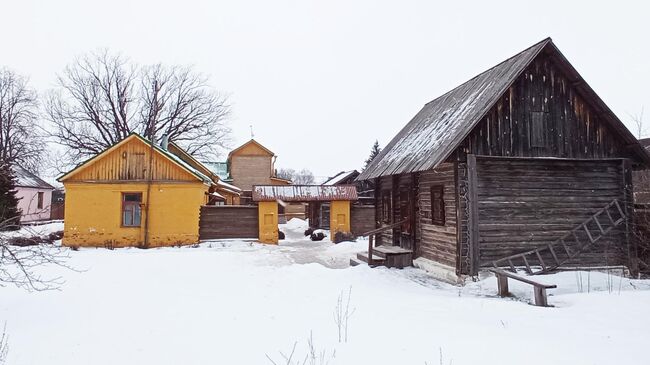 Комплекс музея Пожалостина: дом и банька