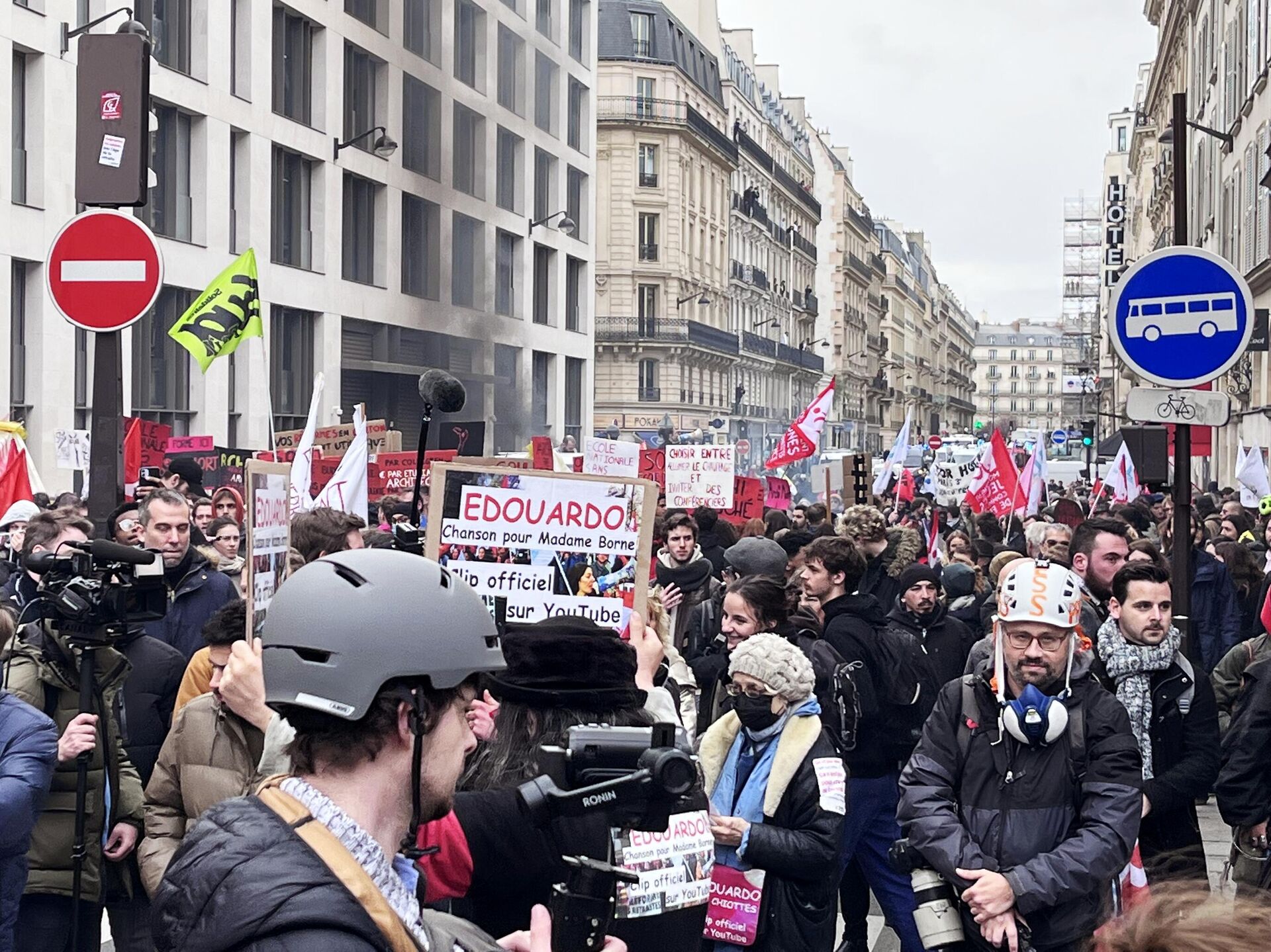 Митинги в париже