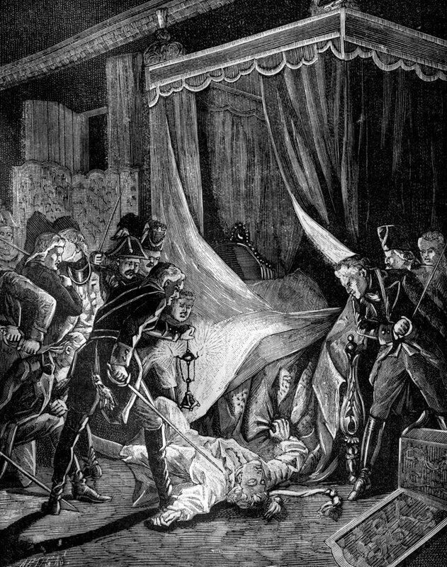 Убийство императора Павла I. Французская гравюра, 1880-е годы - РИА Новости, 1920, 30.06.2023