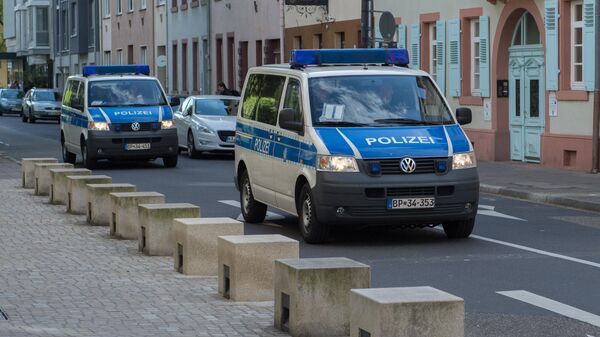 Автомобили полиции в Карлсруэ, Германия