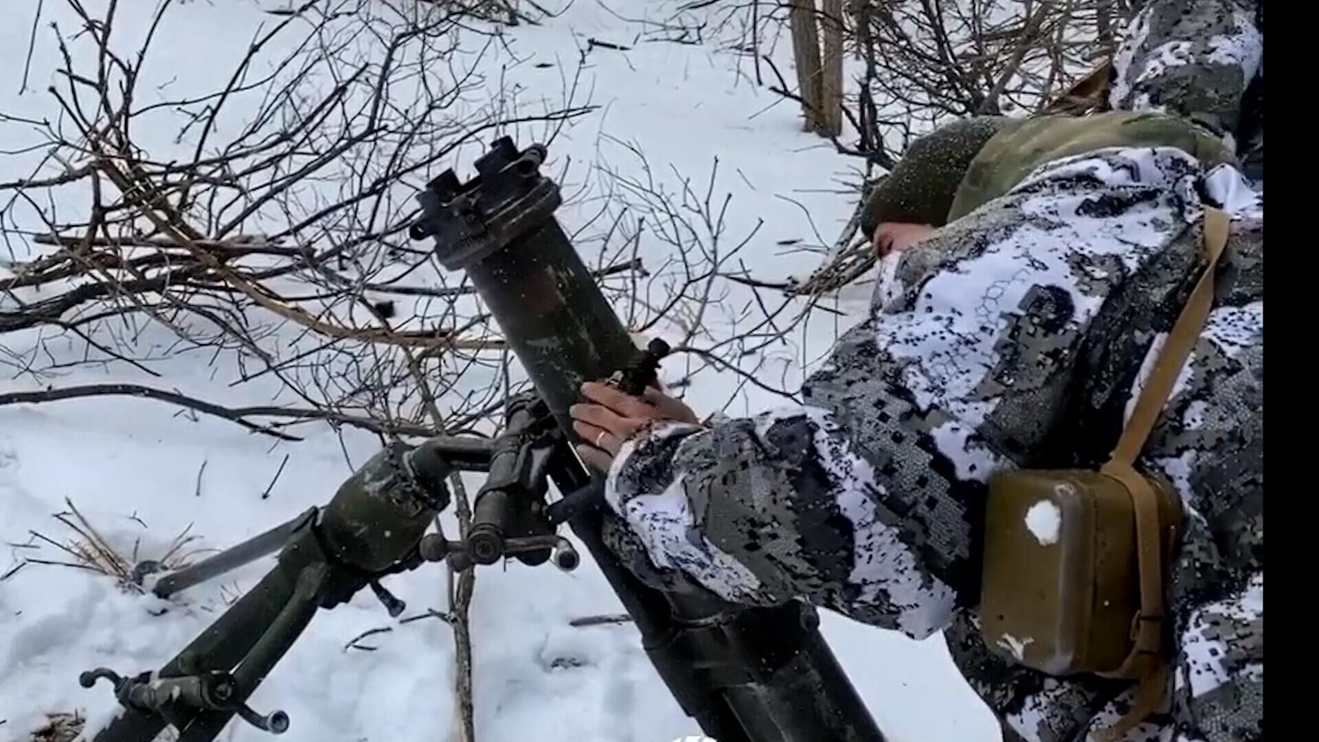 Боевая работа расчетов кочующих минометов Западного военного округа - РИА Новости, 1920, 11.03.2023