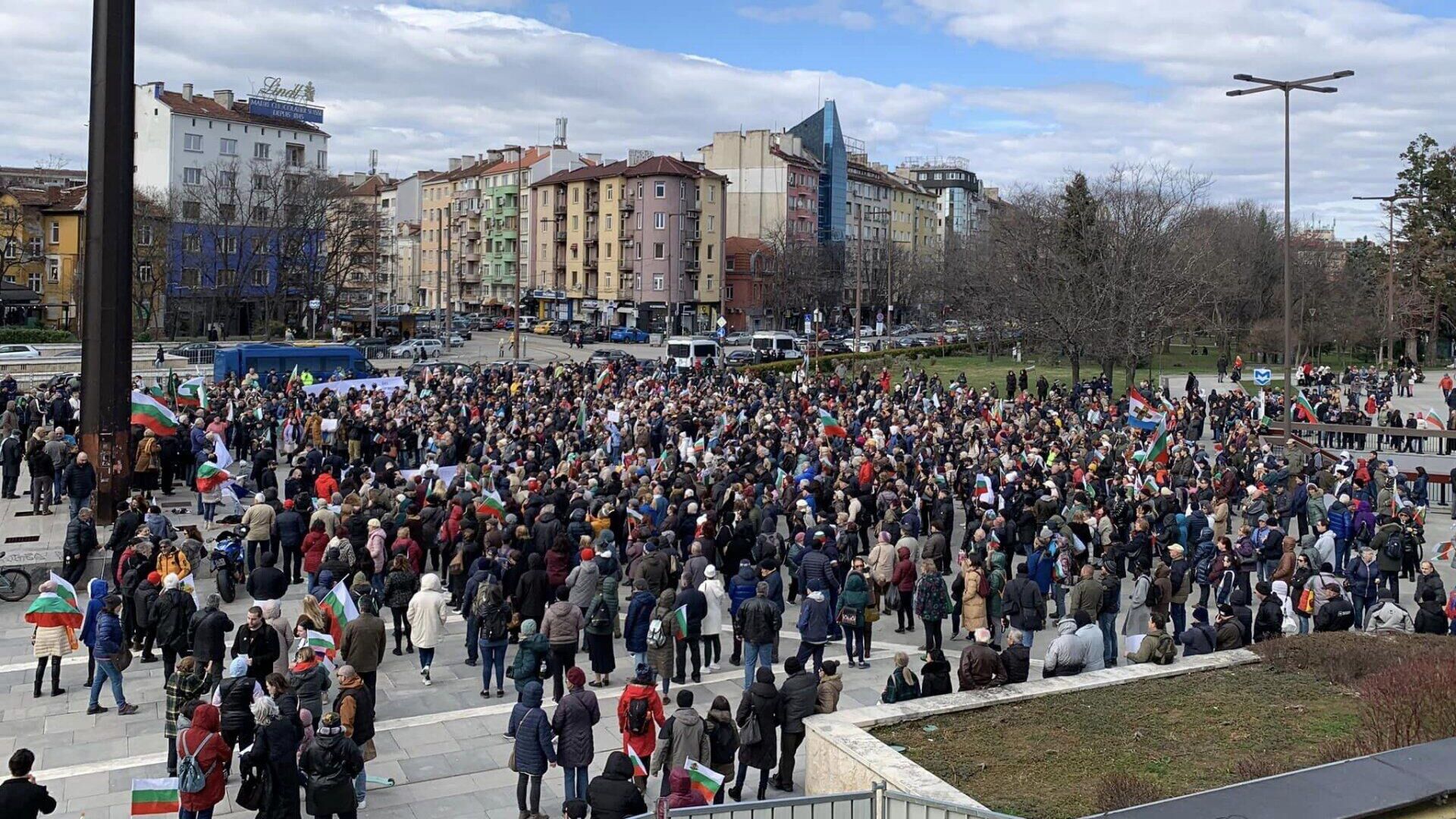 Акция за нейтралитет страны в украинском конфликте. София, Болгария - РИА Новости, 1920, 12.03.2023