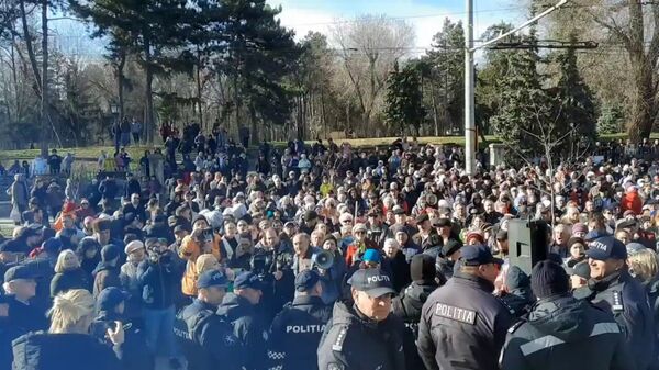 Митинг оппозиционной партии Шор в Кишиневе