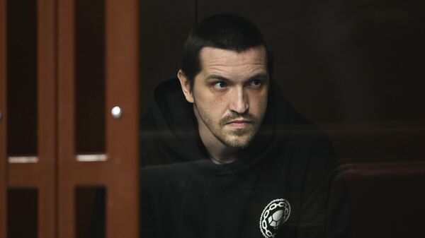 Гражданин Украины Павел Запорожец, обвиняемый в покушении на совершение теракта в Херсоне, во время заседания в Южном окружном военном суде