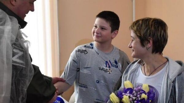 Мальчик Федор, который был ранен при атаке украинских диверсантов в Брянской области