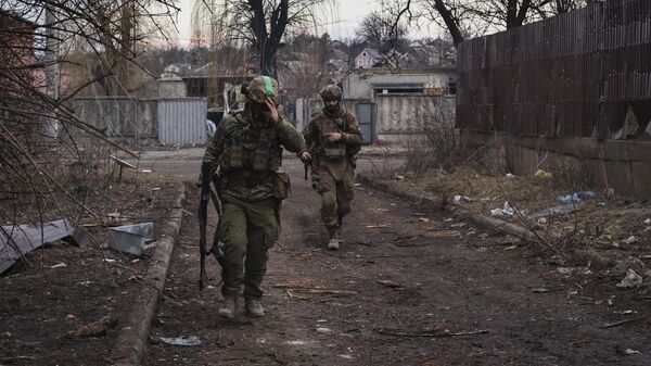 Украинские солдаты в Артемовске