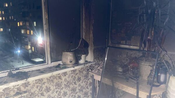 Последствия пожара в многоквартирном доме в Кемерово. 15 марта 2023