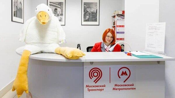 Фото потерянного гуся из телеграм-канала Дептранс Москвы