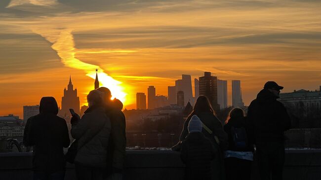 Закат в Москве