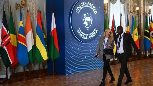 Участники Международной парламентской конференции Россия-Африка в Москве