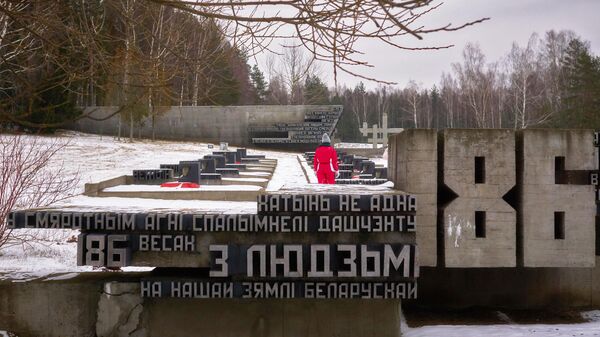 Мемориальный комплекс Хатынь в Белоруссии