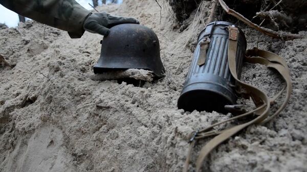 Боец РФ о найденной амуниции немецких солдат времен Великой Отечественной войны