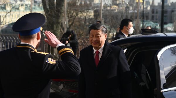 Председатель КНР Си Цзиньпин прибыл в Кремль на российско-китайские переговоры
