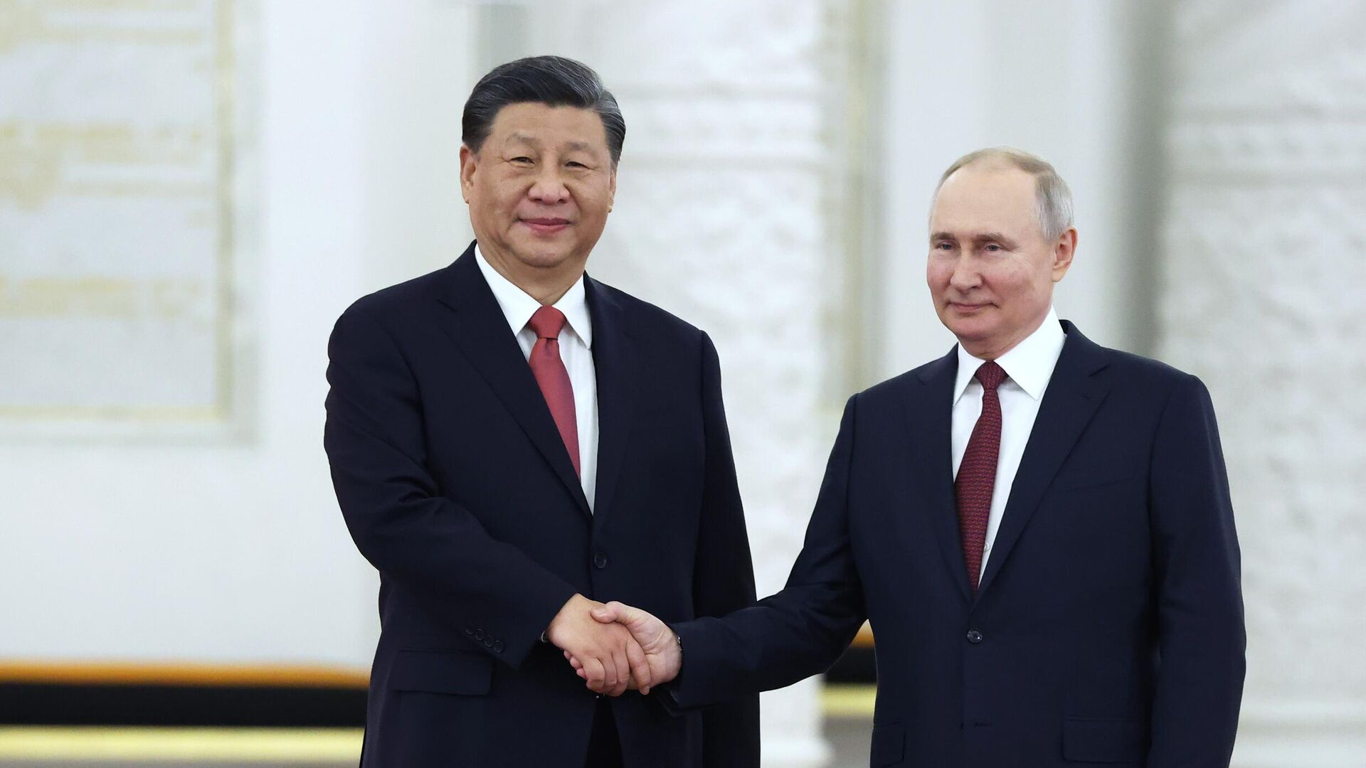 Президент РФ Владимир Путин и председатель КНР Си Цзиньпин - РИА Новости, 1920, 08.02.2024