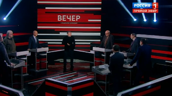 Стоп-кадр из передачи Вечер с Владимиром Соловьевым