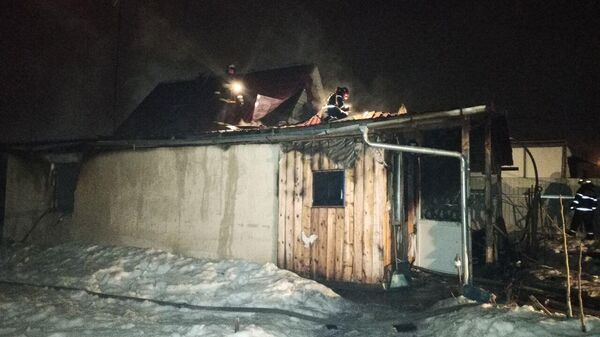 Ликвидация последствий пожара в жилом доме в городском округе Одинцово