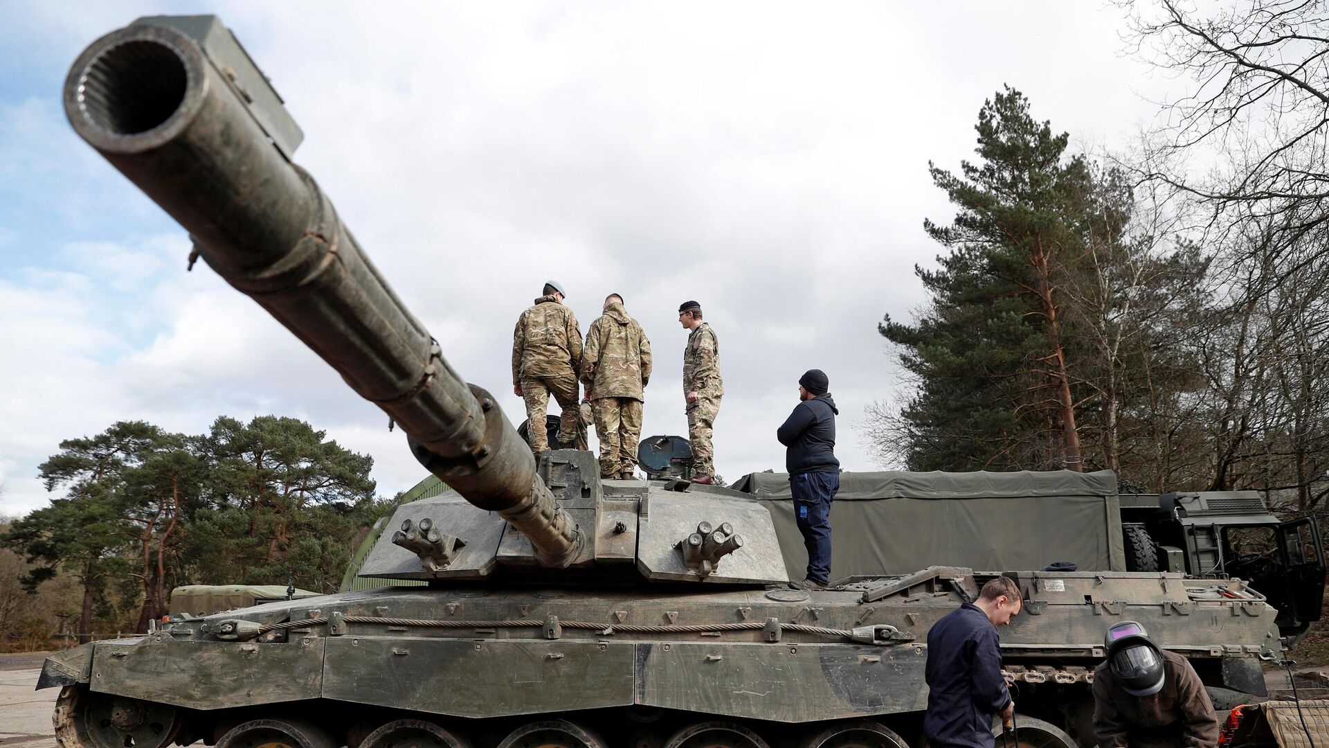 Британский основной боевой танк Challenger 2 - РИА Новости, 1920, 22.03.2023