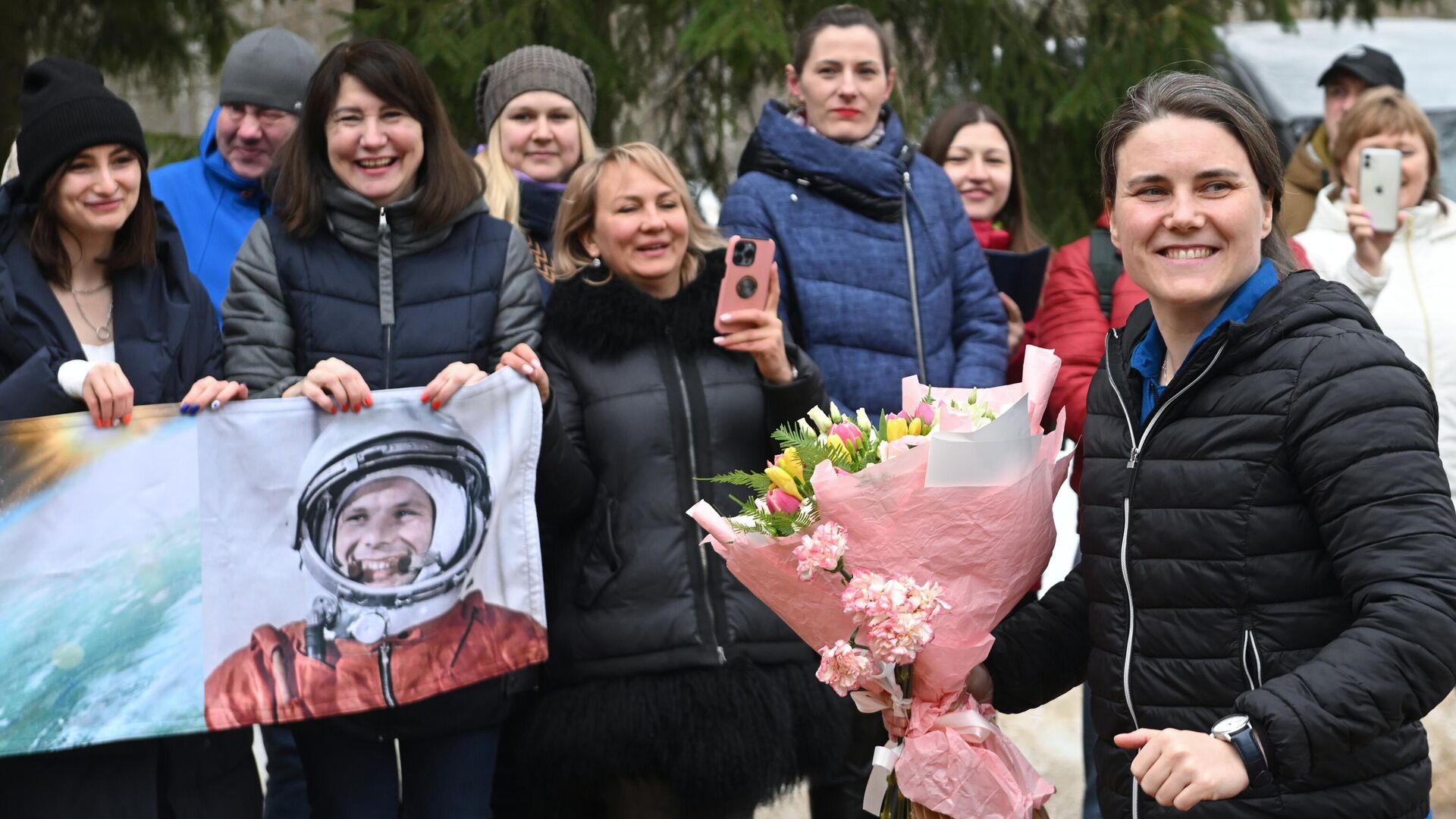 Космонавт Роскосмоса Анна Кикина во время встречи в Звездном городке - РИА Новости, 1920, 23.03.2023