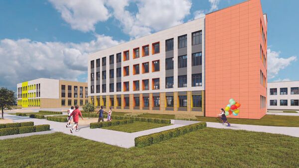 Проектное решение строительства самой большой школы в Лебедяни Липецкой области 