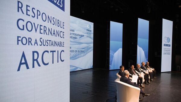Пленарное заседание Вечная мерзлота и вызовы глобальных климатических изменений в рамках международной конференции по вопросам изменения климата и таяния вечной мерзлоты в Якутске