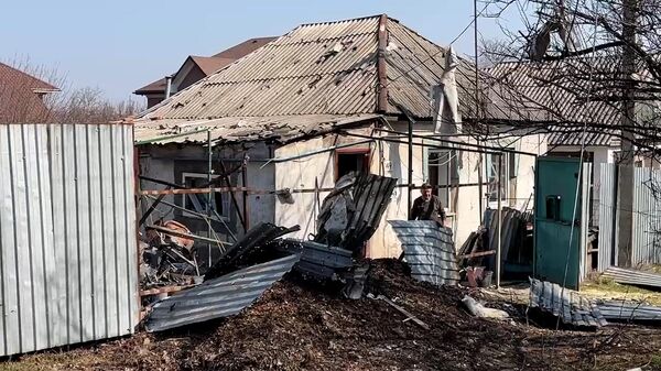 Кадры с места обстрела Киевского района Донецка