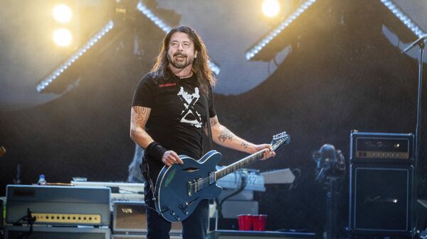 Выступление группы Foo Fighters на музыкальном фестивале Innings Festival