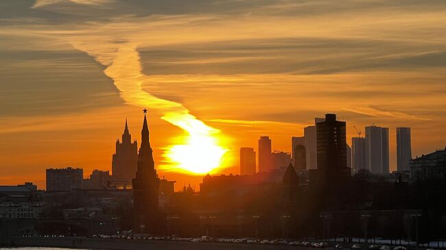 Закат в Москве