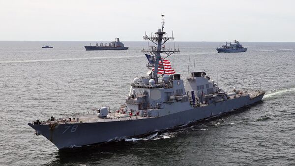 Десантный корабль USS Kearsarge на учениях Baltops-2022