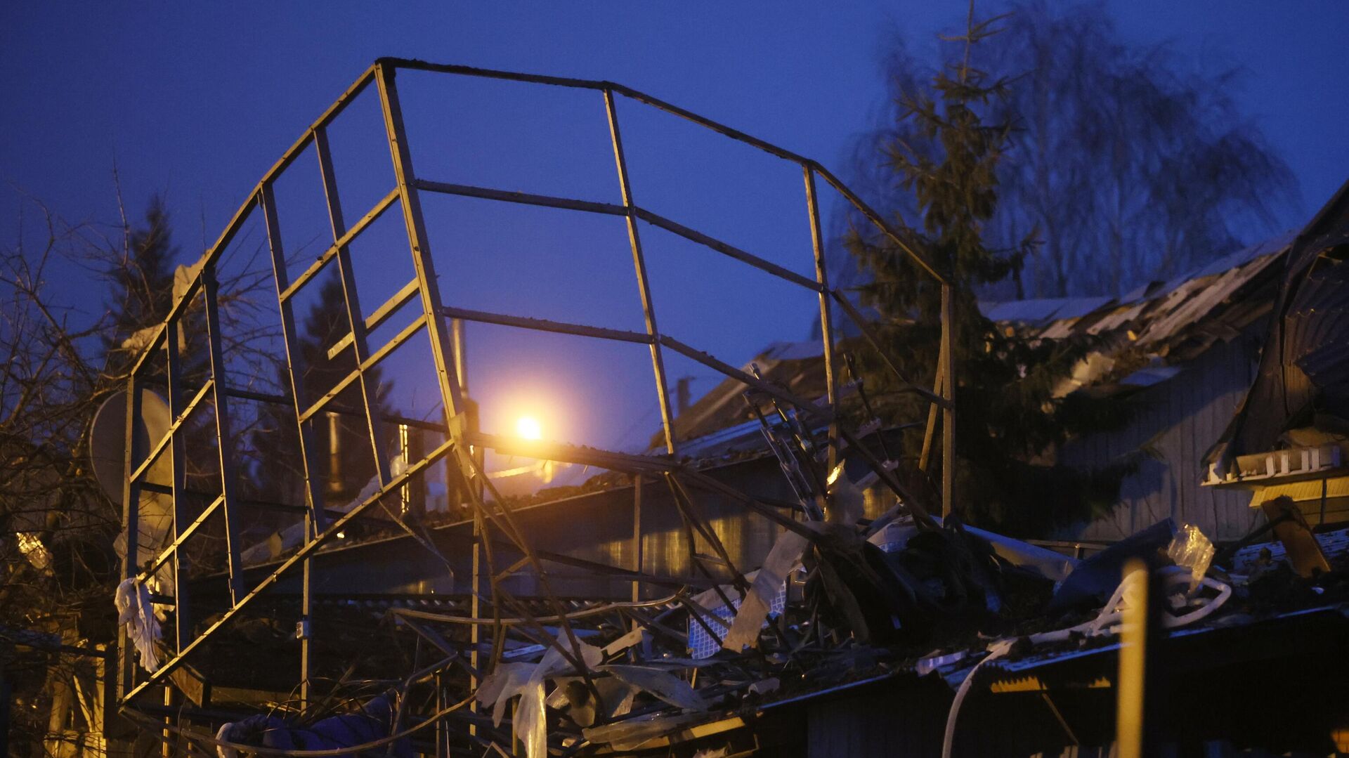 Жилые дома, разрушенные в результате взрыва, в Киреевске Тульской области - РИА Новости, 1920, 26.03.2023