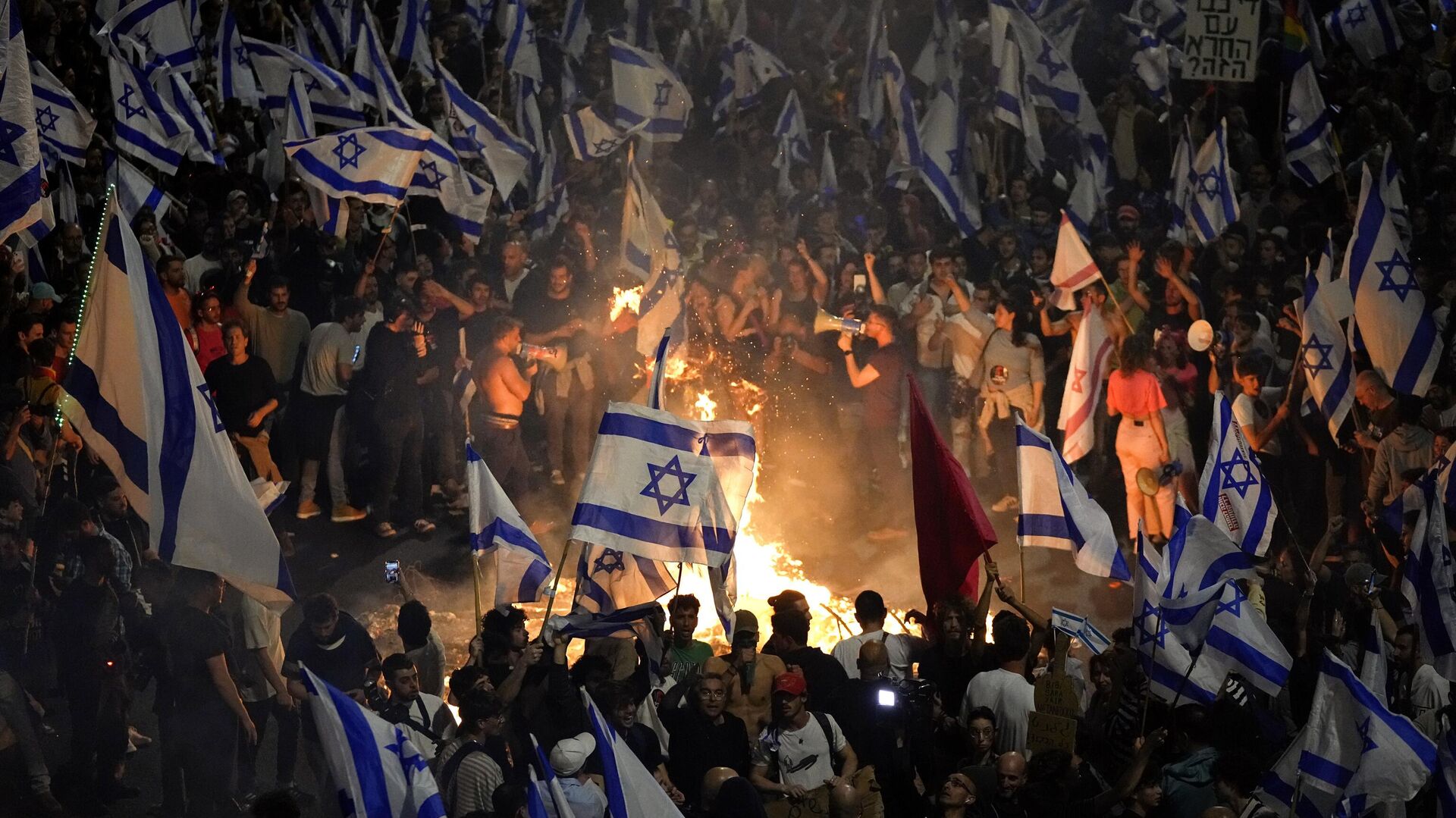 Protesters in Israel - RIA Novosti, 1920, 24.07.2023