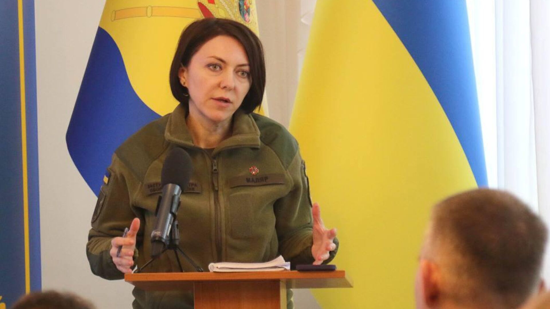 Замминистра обороны Украины Анна маляр