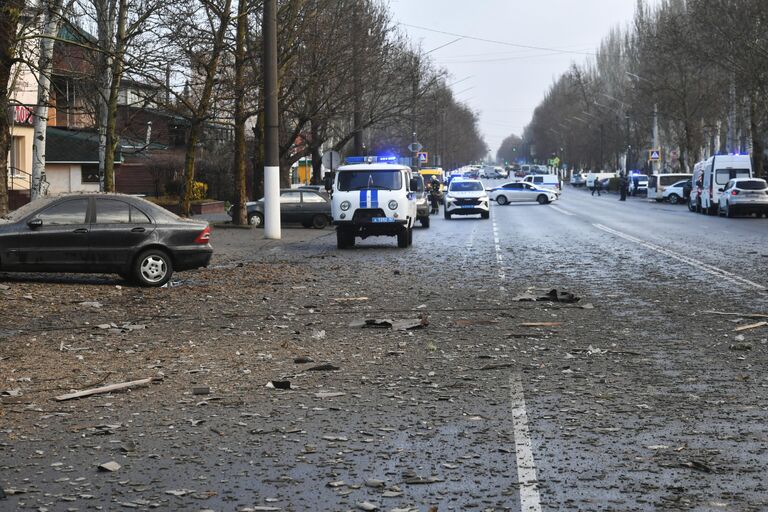 Автомобили полиции в Мелитополе