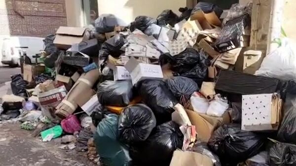 Скопление мусора в Париже из-за забастовки против пенсионной реформы