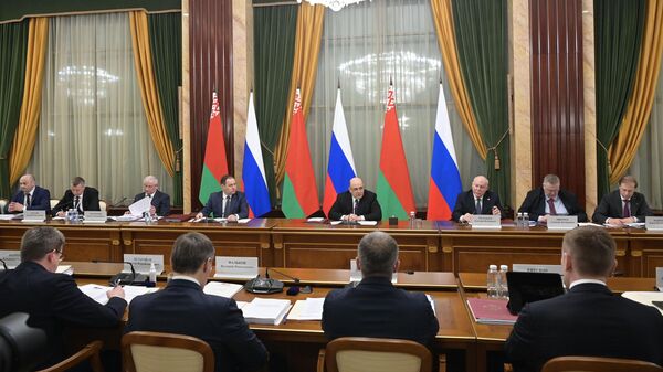 Заседание Совета Министров Союзного государства России и Белоруссии