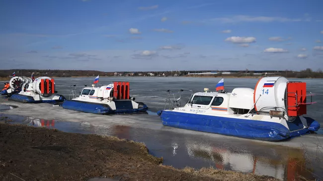 Аэролодки на воздушной подушке МЧС 
